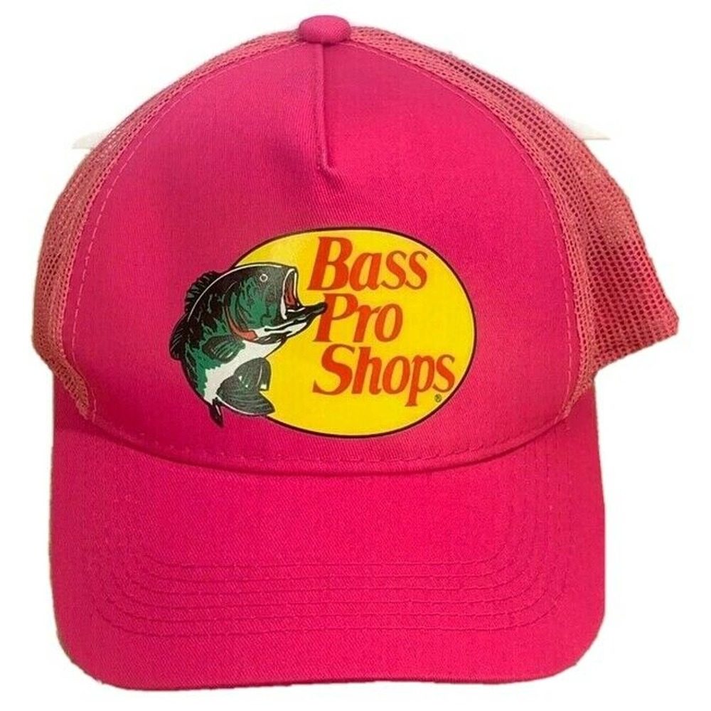 Bass Pro Shops Farmer Trucker Hat Adjustable Pink